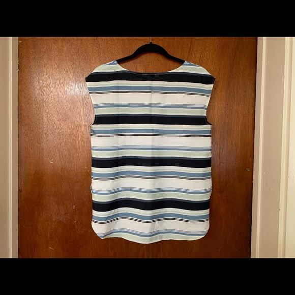 Ann Taylor Stripe Blouse - Picture 2 of 2